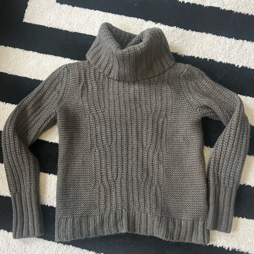 Heavy knit turtleneck sweater